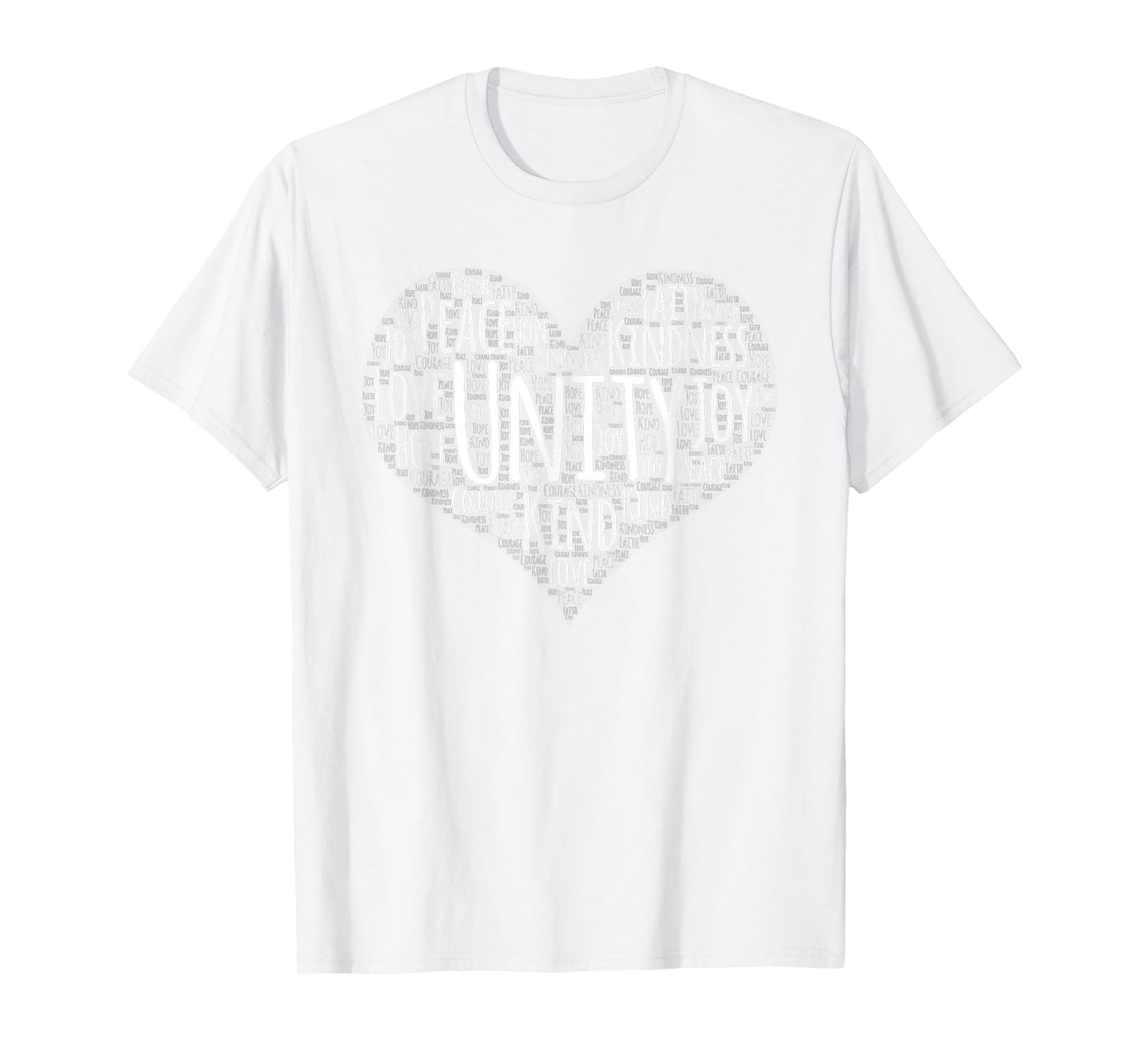 Unity Day Orange Shirt Heart Anti Bullying Kindness Teacher T-Shirt