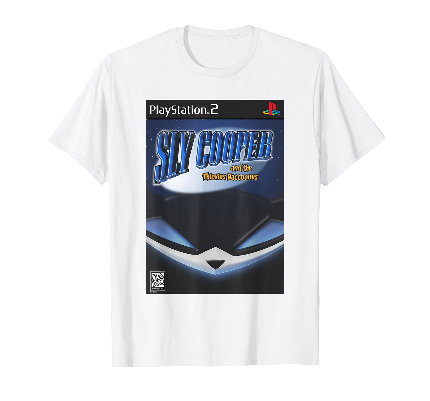PlayStation 2 Sly Cooper Cover Art Video Game T-Shirt