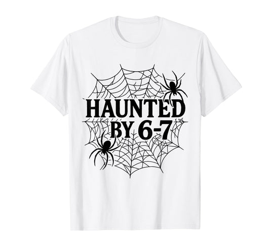 67 Meme Halloween Haunted Spider - Six Seven Gen Alpha Z T-Shirt