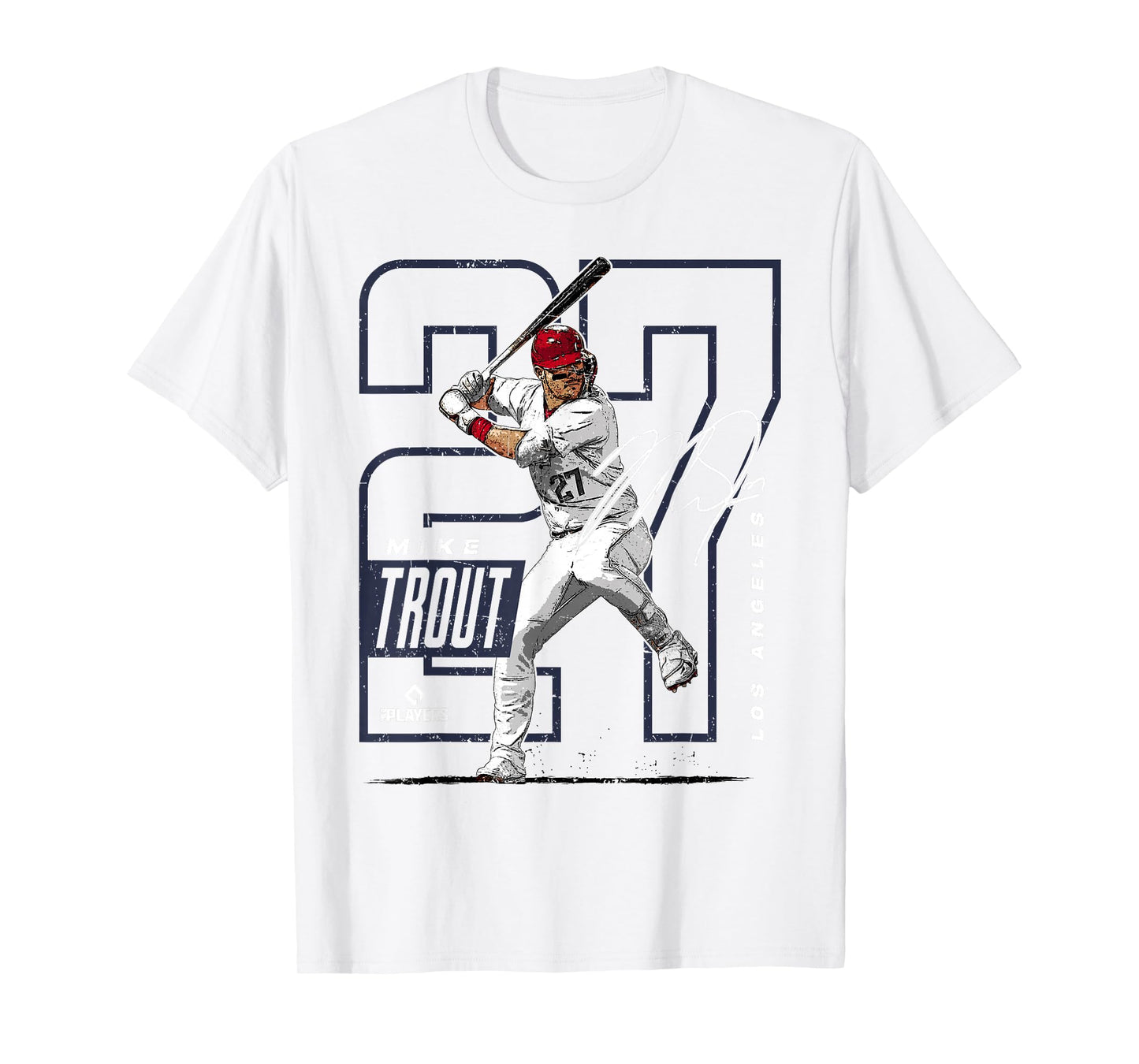 Mike Trout | Los Angeles Baseball MLB Players | MLBTRO4004 T-Shirt