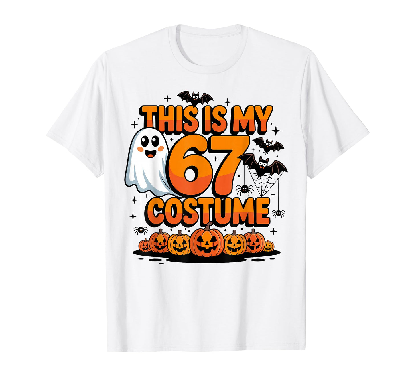 This is My Halloween 67 Costume Funny Brainrot Meme Teens T-Shirt