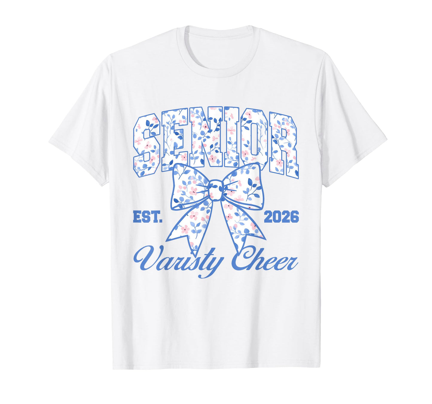 Cheer Senior Class Of 2026 High School Cheerleading Senior T-Shirt