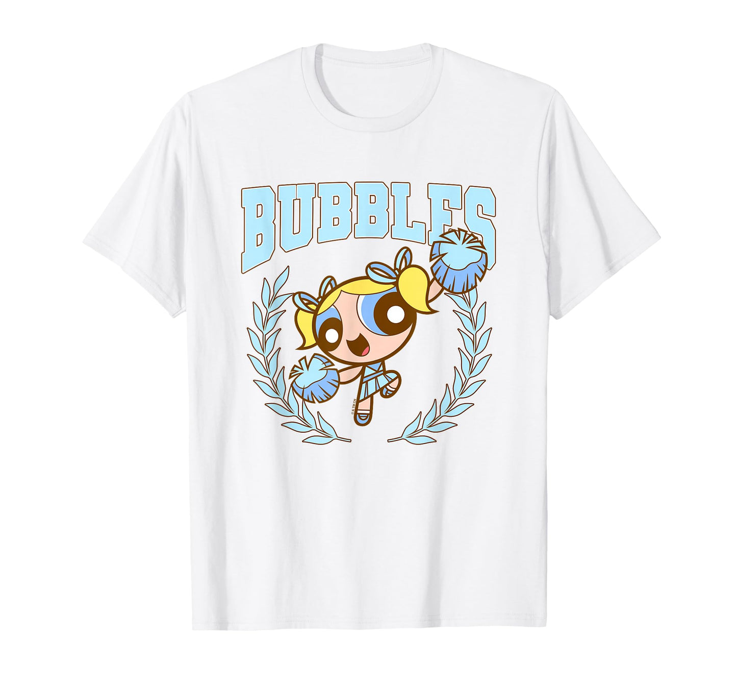 The Powerpuff Girls Bubbles Cheerleader Outfit Retro T-Shirt