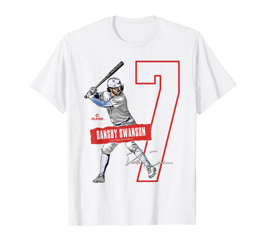 Dansby Swanson | Chicago Baseball Players | MLBDAN301N T-Shirt