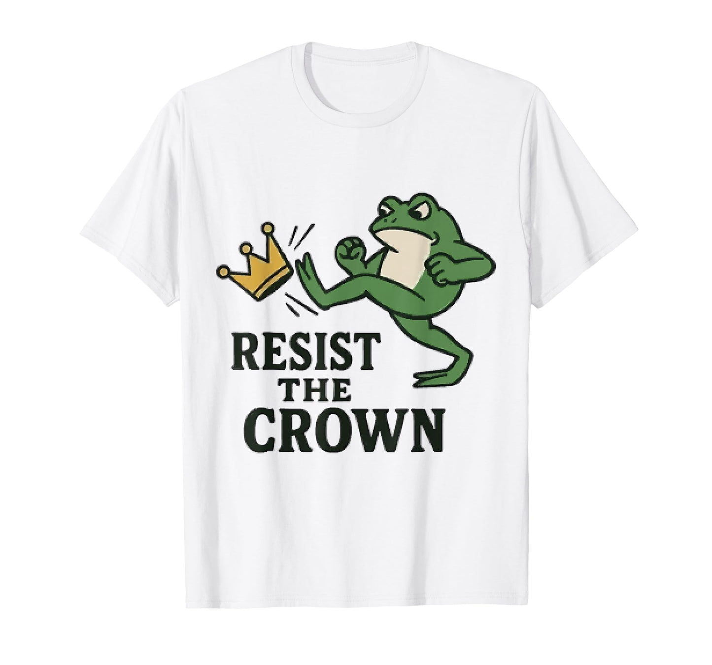 Funny Resist The Crown No Kings Graphic No Kings Revolution T-Shirt