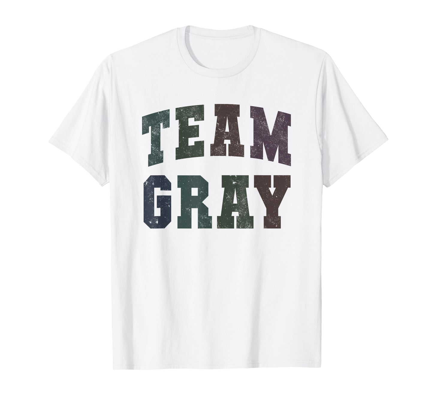 School TEAM GRAY Field Day Go Grey Spirit Summer Camp Game T-Shirt