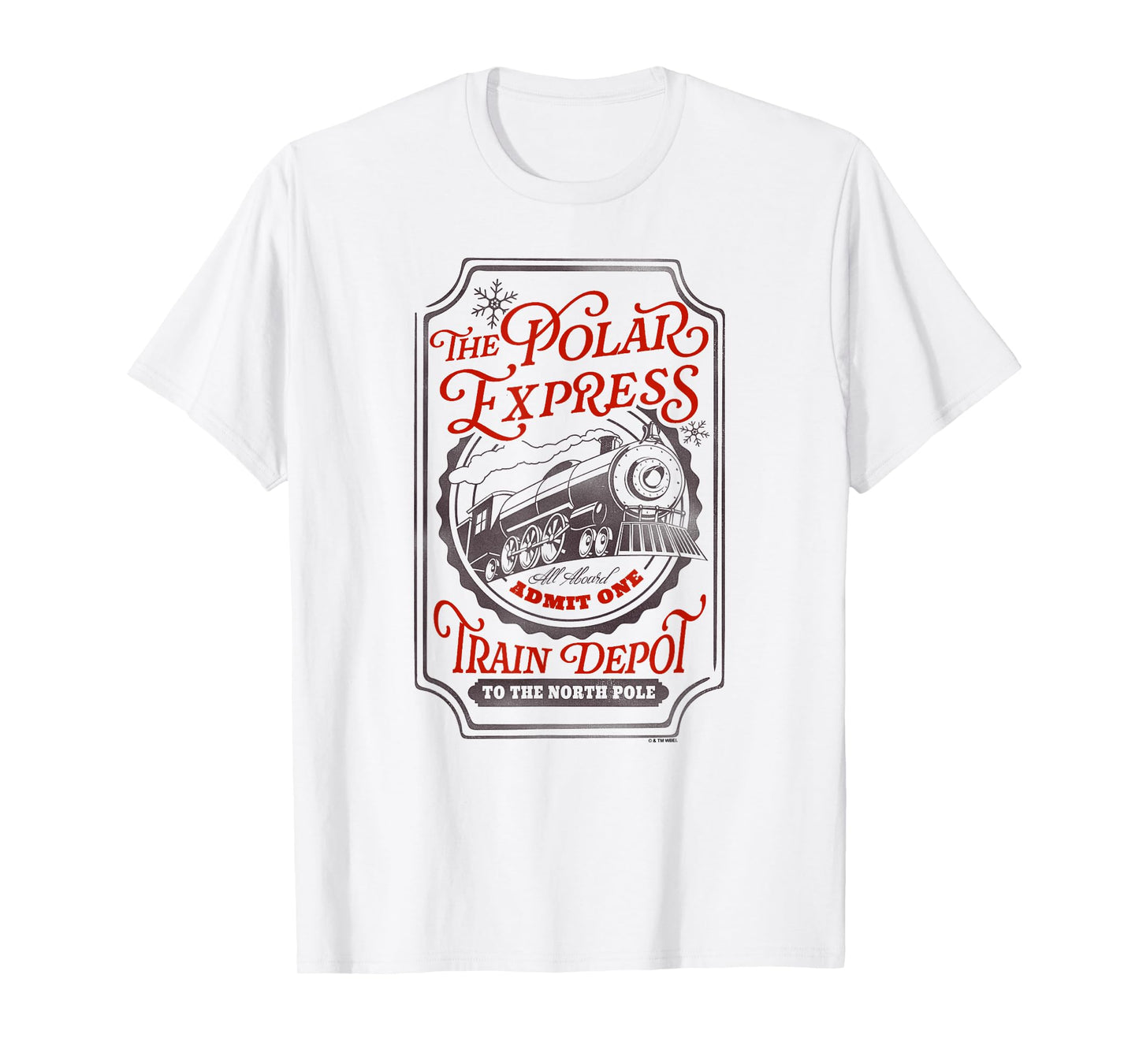 The Polar Express Train Depot to The North Pole Poster T-Shirt