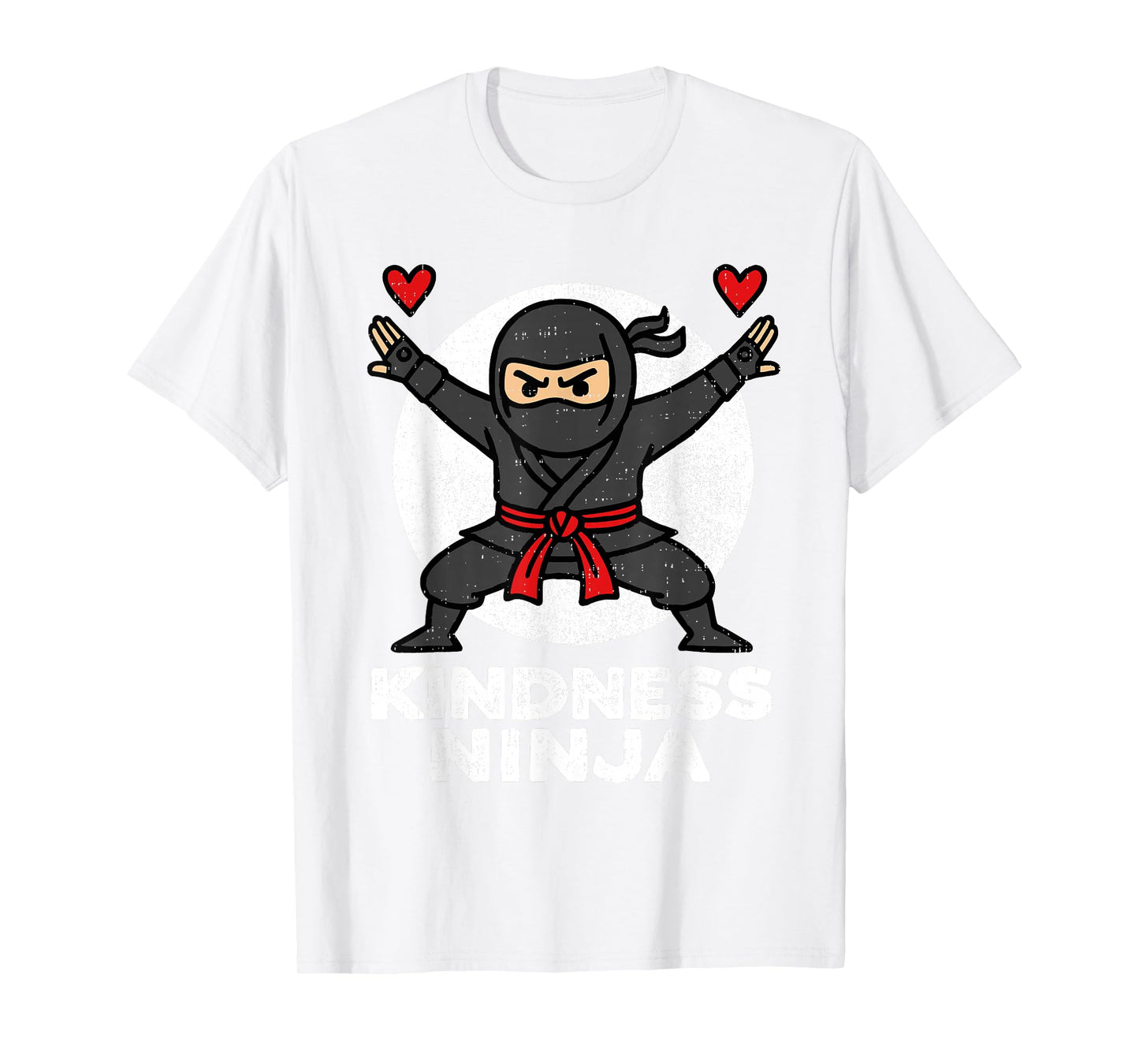 Unity Day Orange Kindness Ninja Anti Bullying Boys Teen Kids T-Shirt