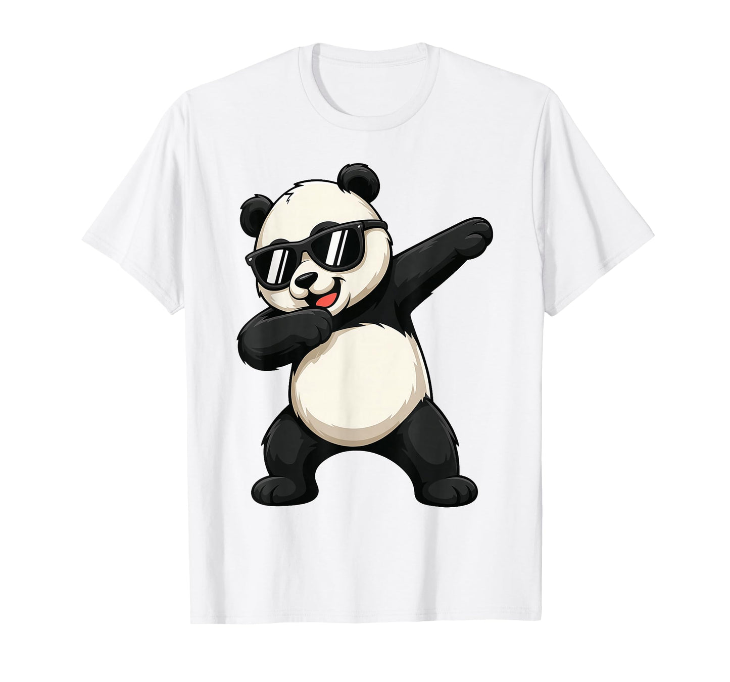 Cute Dabbing Panda Bear Outfit Boy Teen Men Dab Animal Kids T-Shirt