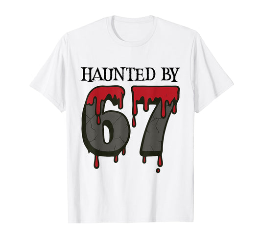 67 Meme Halloween Haunted Spooky - Six Seven Gen Alpha Z T-Shirt