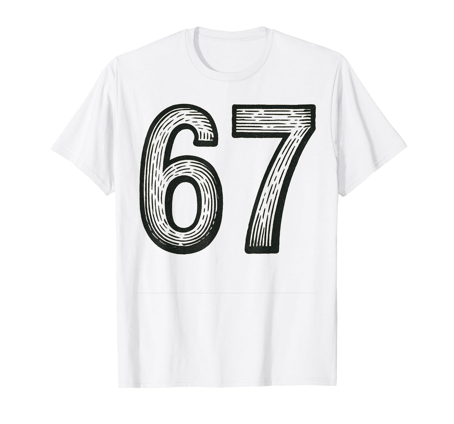 67 Six Seven 6 7 Meme Design Funny 6 7 T-Shirt