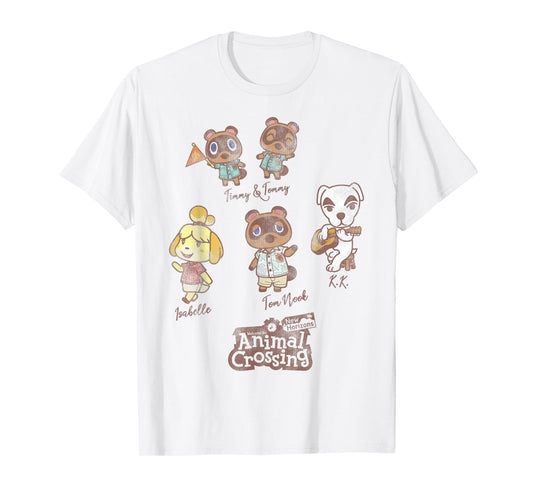 Animal Crossing: New Horizons Nintendo Game Group Names T-Shirt