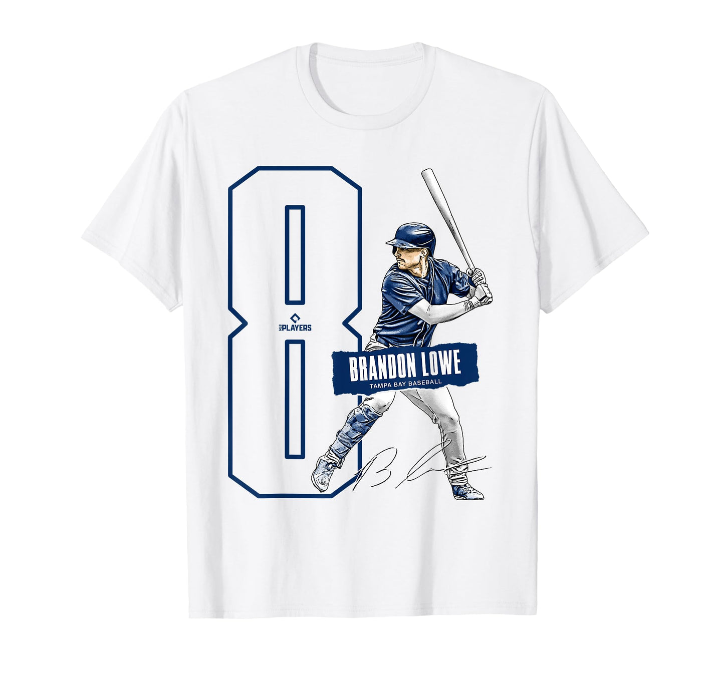 Brandon Lowe | Tampa Bay Baseball Players | MLBBRA302N T-Shirt
