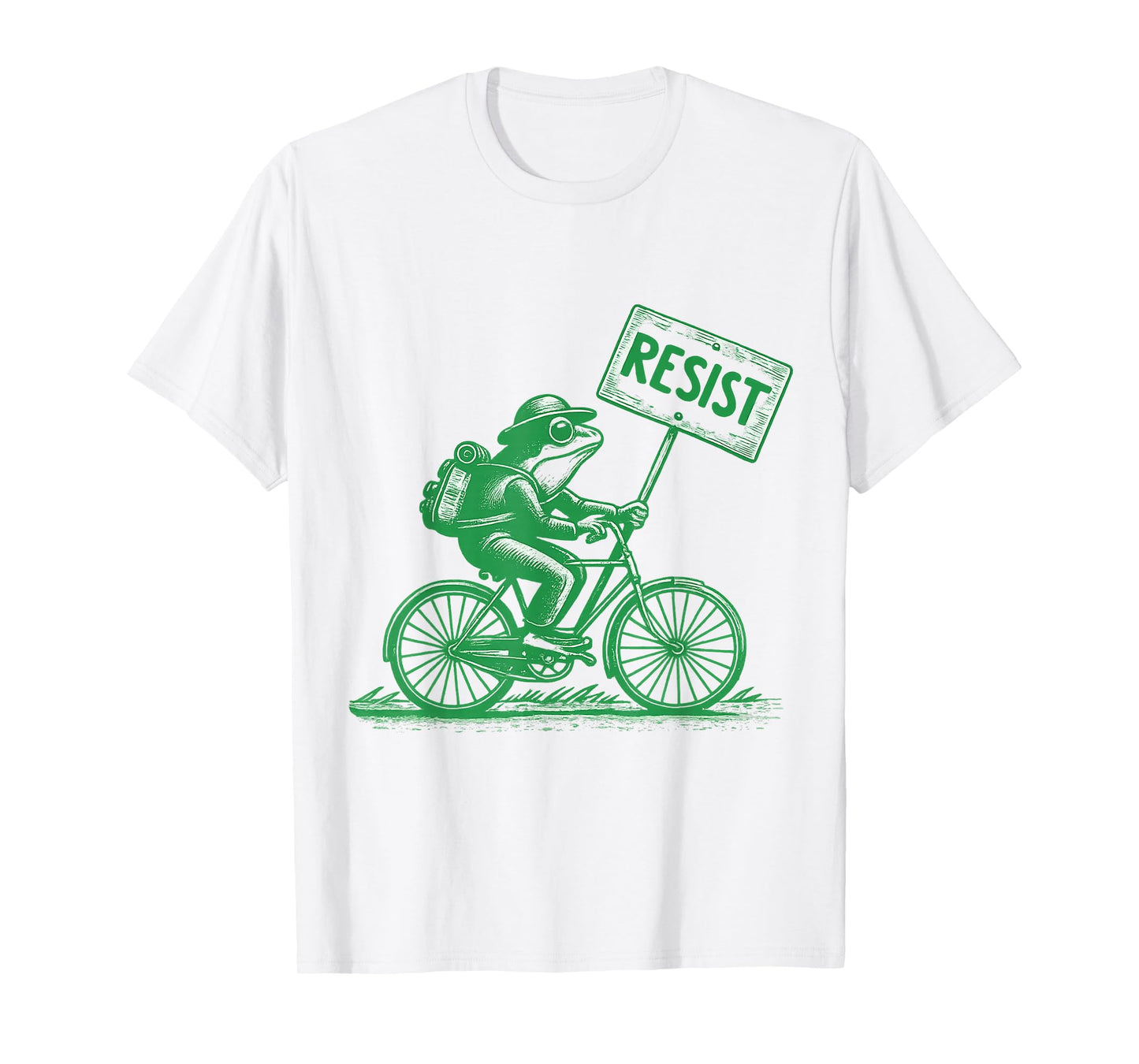 Portland Frog Protest Hop Art Brigade No Kings 2025 T-Shirt