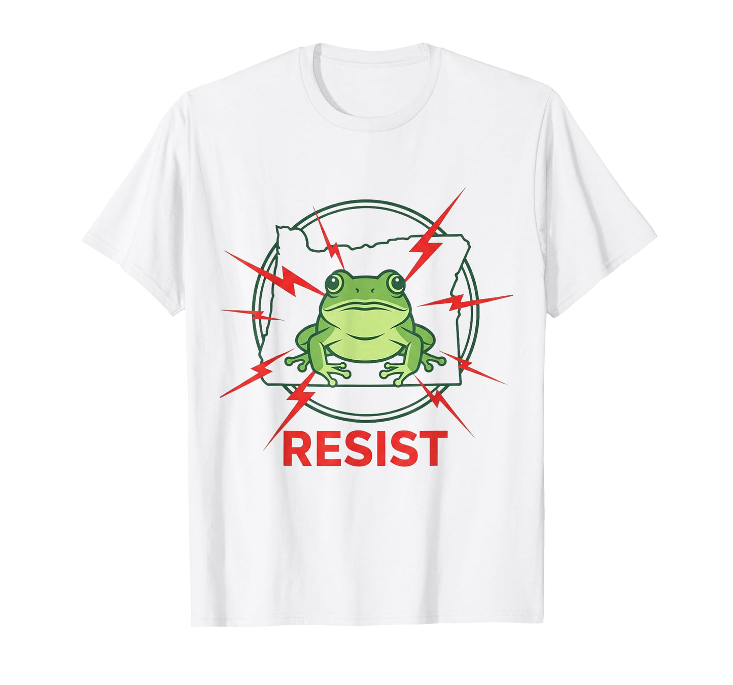 Portland Frog Protest Shirt Funny Portland Frog T-Shirt