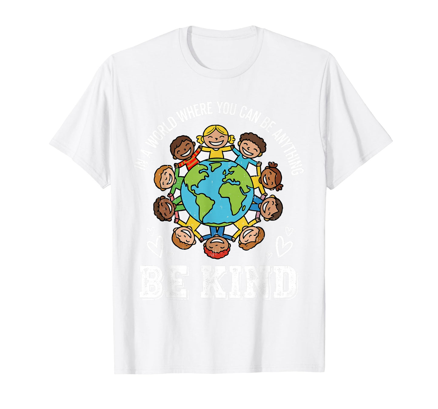 Unity Day Orange Be Kind Earth Anti Bullying Boys Girls Kids T-Shirt