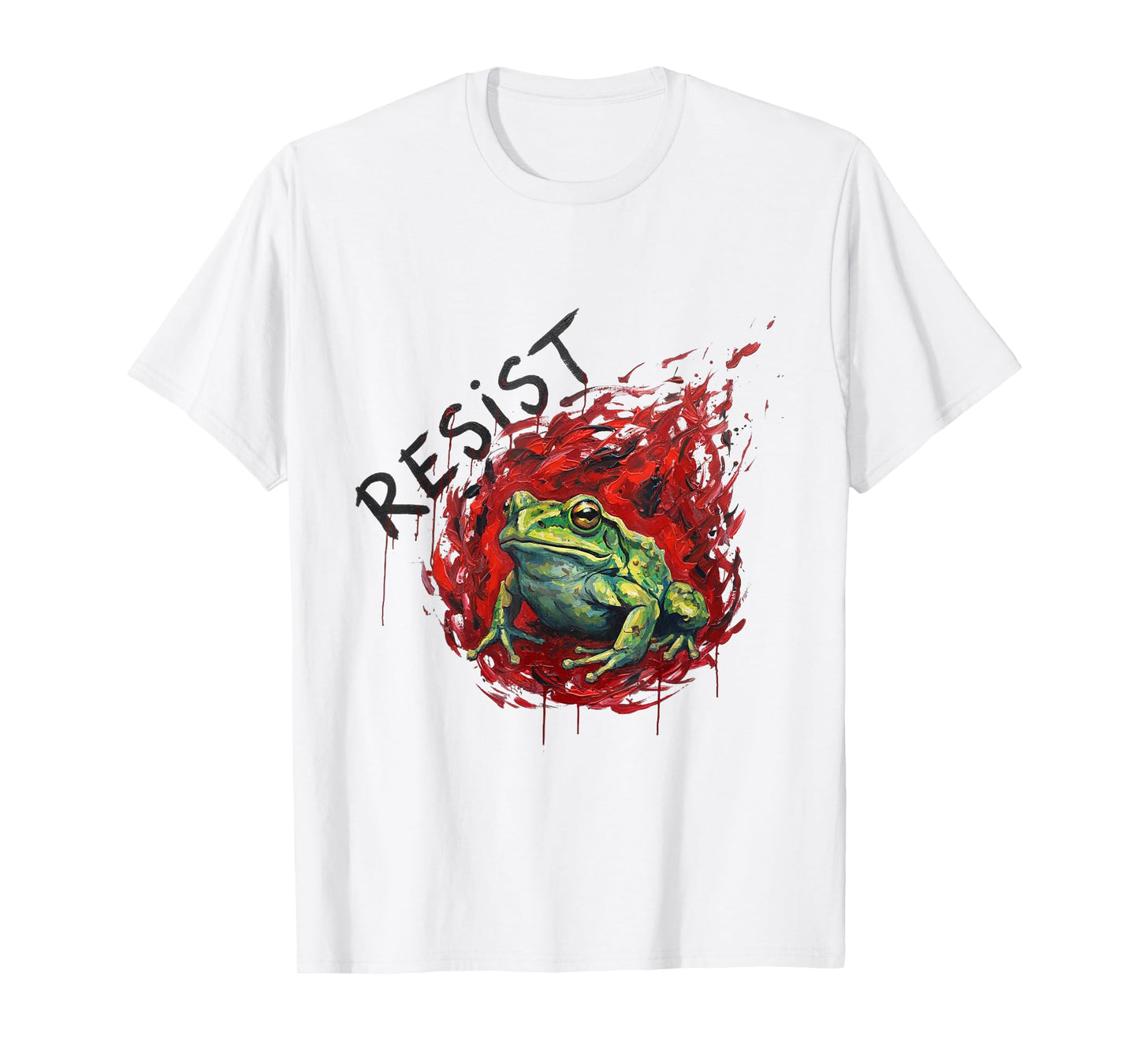 Portland Frog Protest Artwork Shirt Portland Frog T-Shirt
