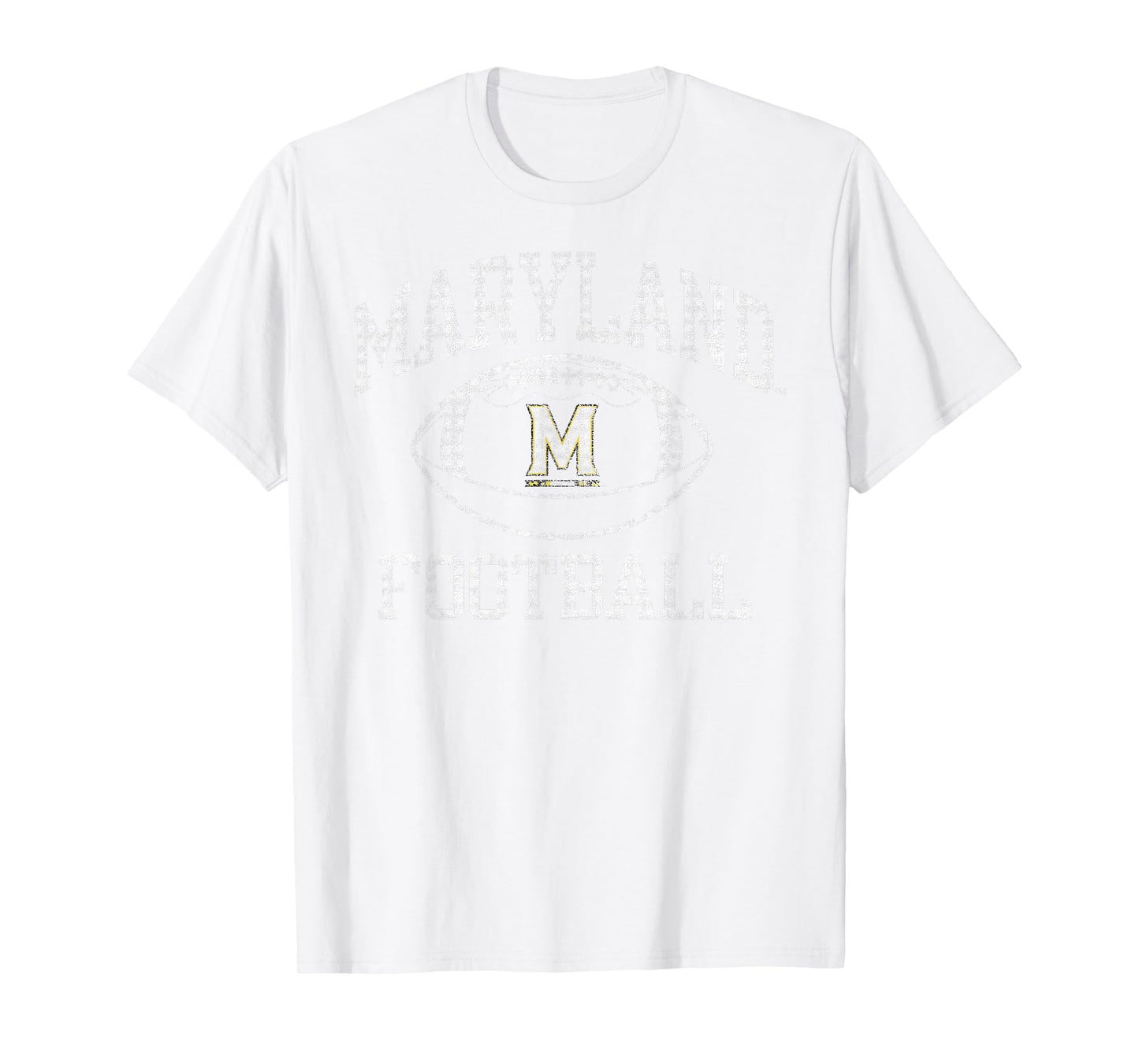 Maryland Terrapins Football Intensity Vintage Red T-Shirt