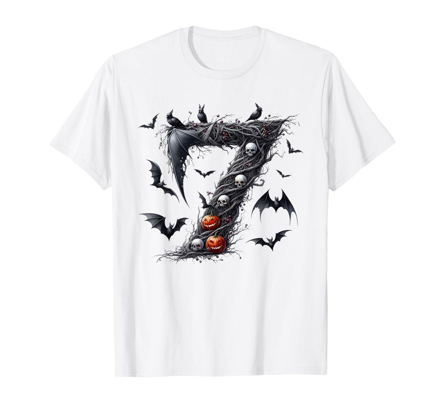 Six Seven Meme 6 7 Funny Halloween Couple Matching Costume T-Shirt