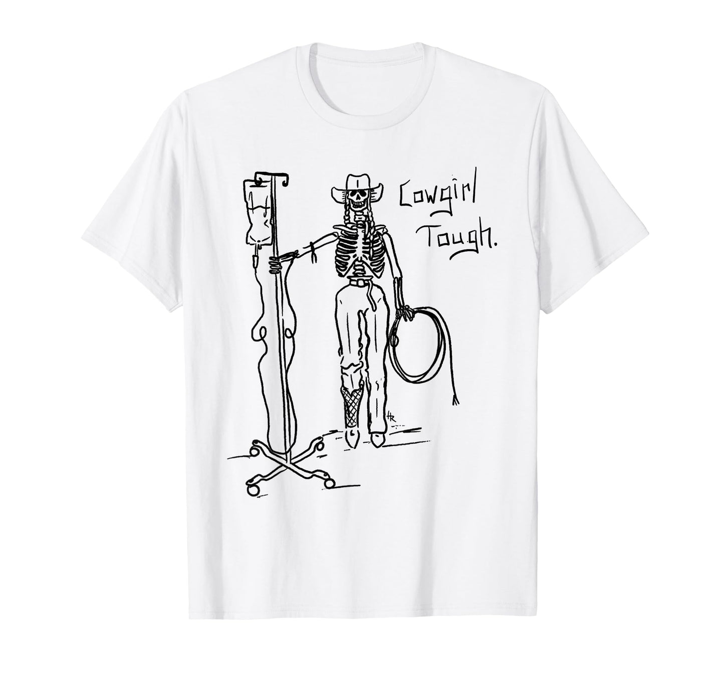 Cowgirl Tough Skeleton T-Shirt