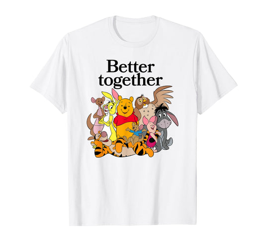 Disney Winnie the Pooh Better Together Friends Group Shot T-Shirt