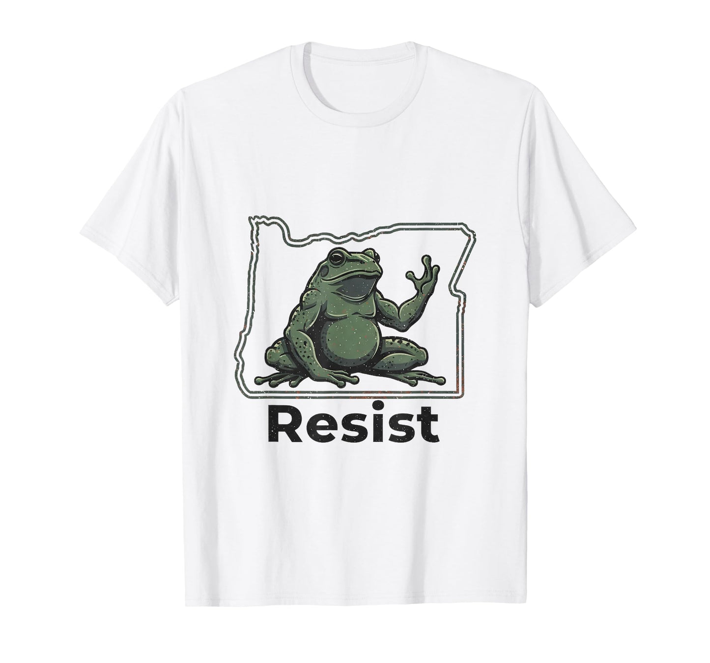 Portland Frog Protest Shirt Funny Portland Frog T-Shirt
