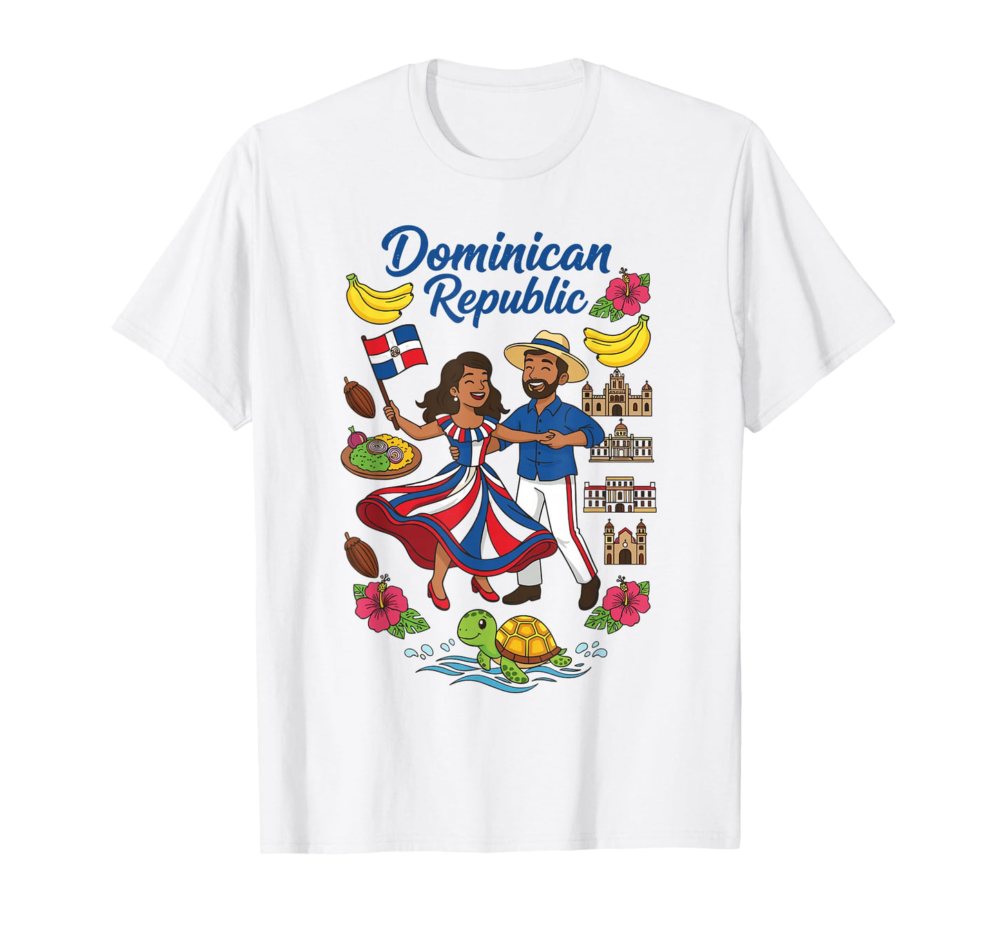 Dominican Republic Culture Dancing Travel T-Shirt