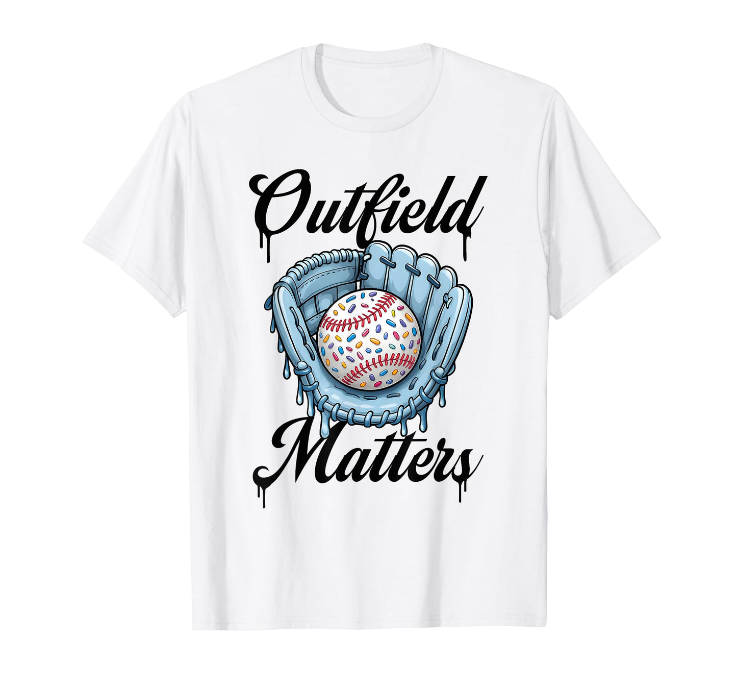 Baseball Outfield Matters Funny Baseball Player Outfielders T-Shirt