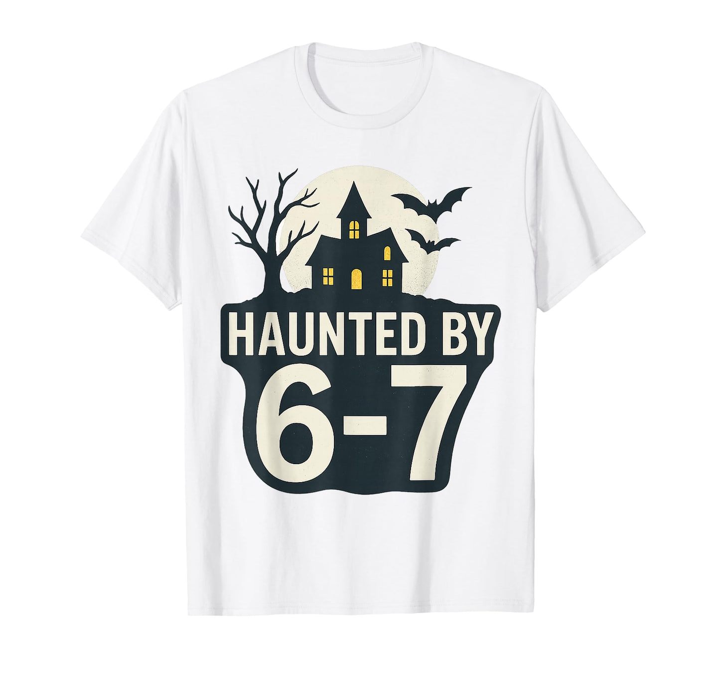 67 Meme Halloween House Spooky - Six Seven Gen Alpha Z T-Shirt