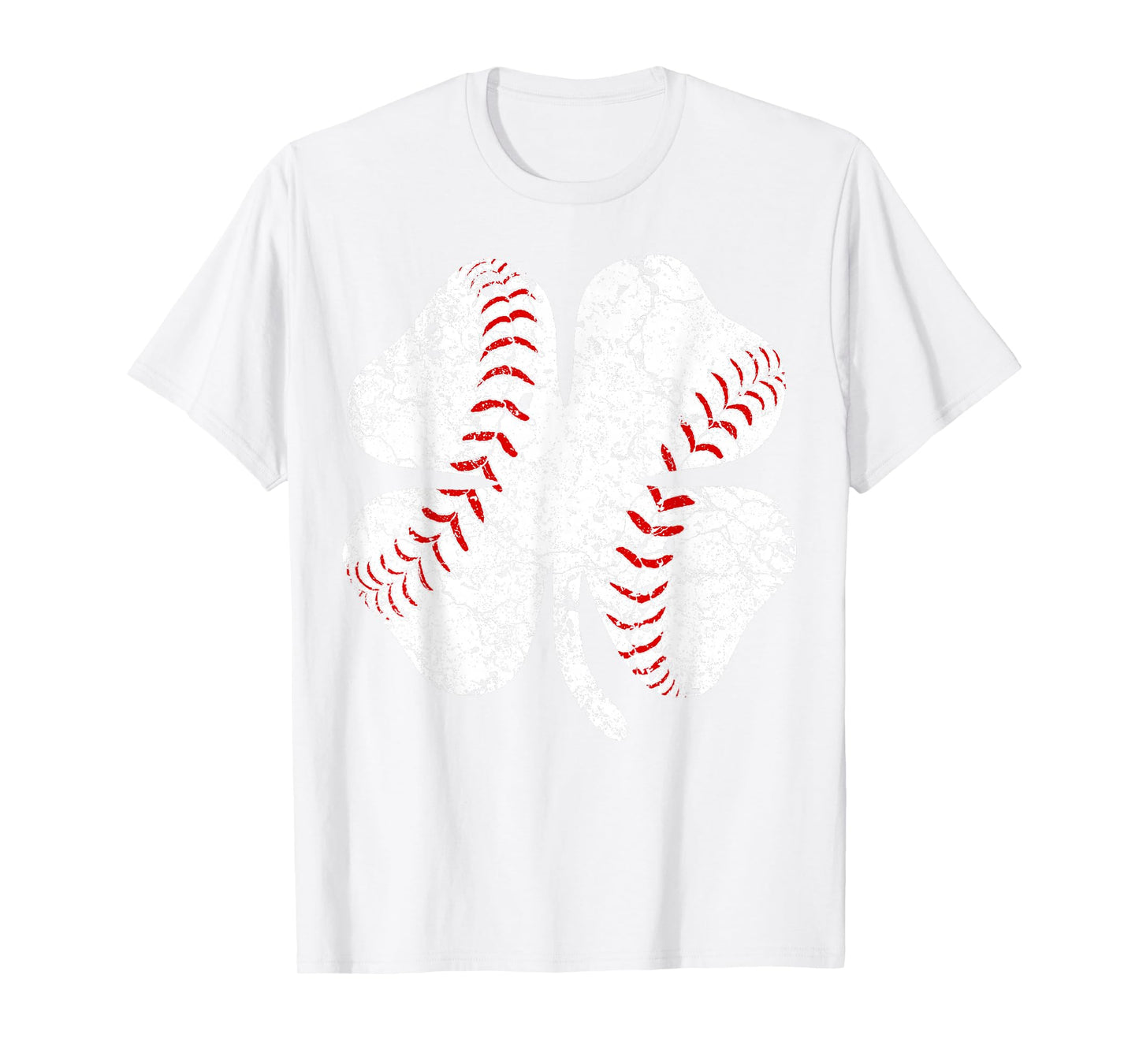 Baseball St Patricks Day Boys Girls Men Women Shamrock Green T-Shirt
