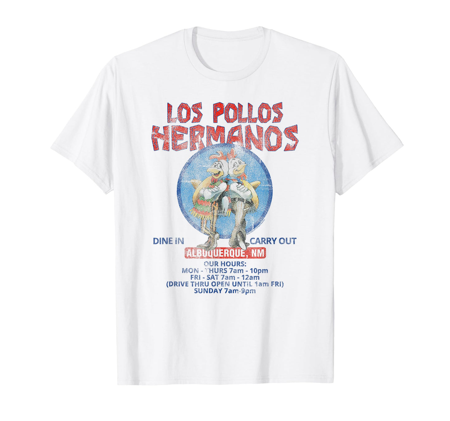 Breaking Bad Los Pollos Hermanos Albuquerque Retro Ad TV T-Shirt