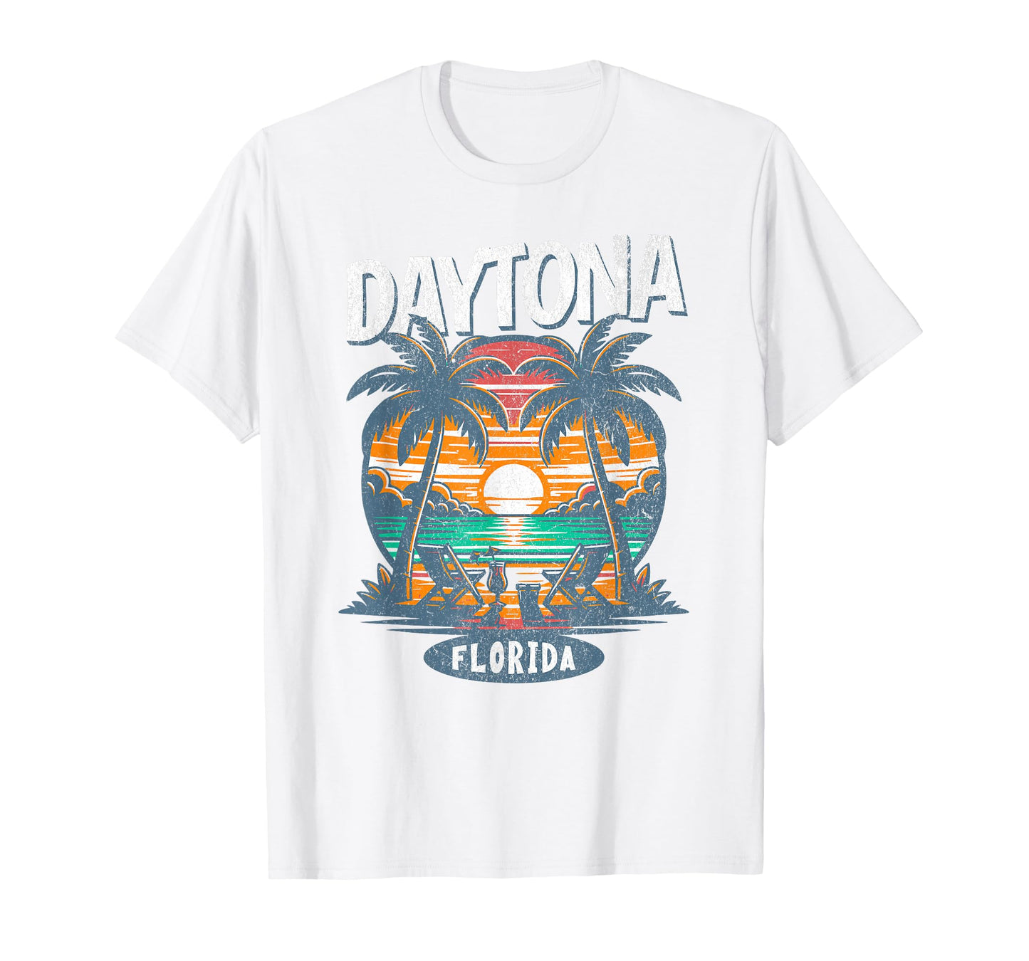 Daytona Beach Florida Vintage Spring Break Vacation Retro T-Shirt
