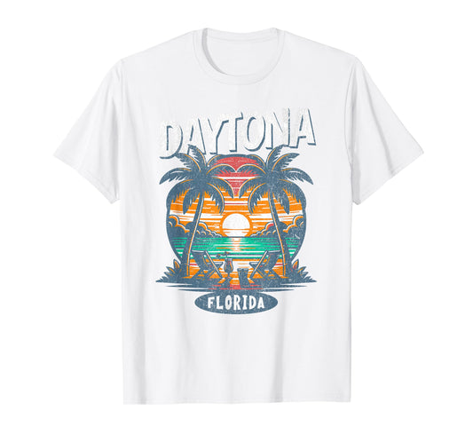 Daytona Beach Florida Vintage Spring Break Vacation Retro T-Shirt