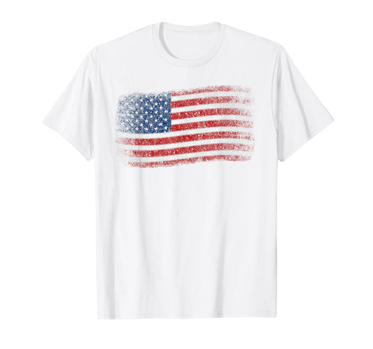 American Flag Men Women Memorial Day 4th of July USA Flag T-Shirt