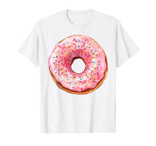 Donut Adult Kids Men Women Doughnut Costume T-Shirt
