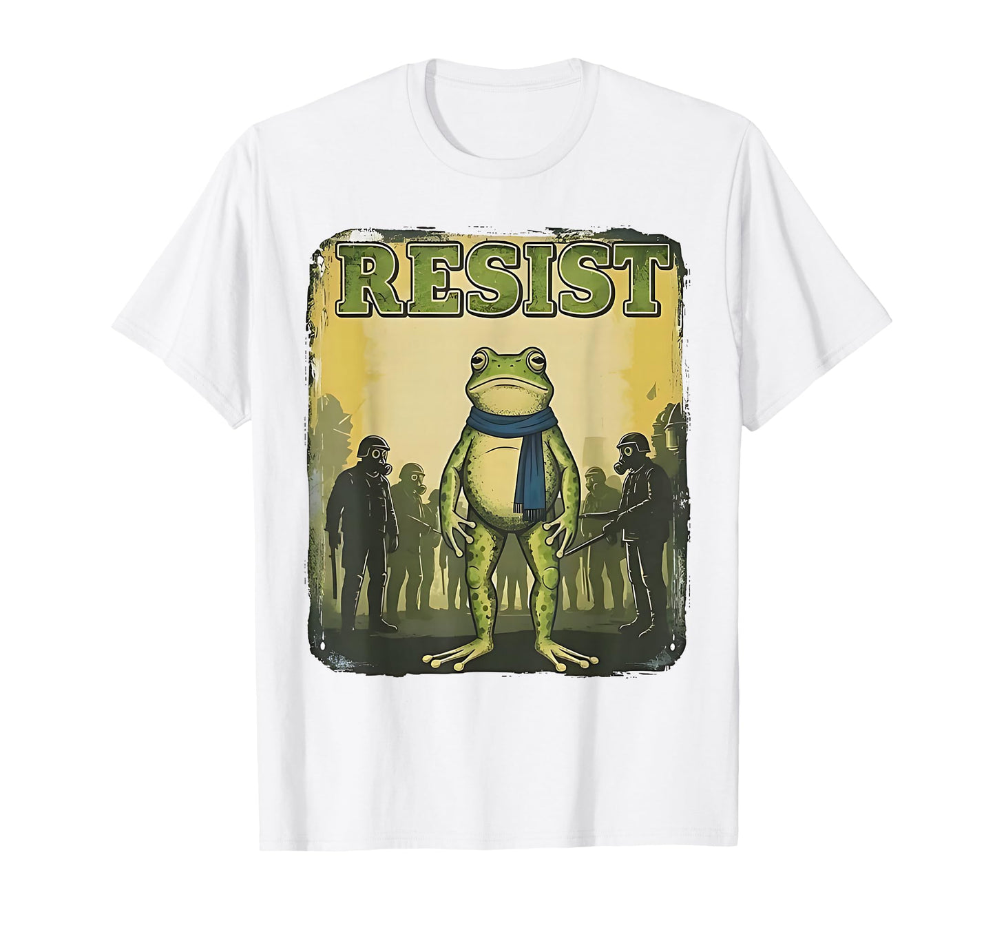 Portland Frog Resist Funny Protest No Kings Abolish Ice T-Shirt