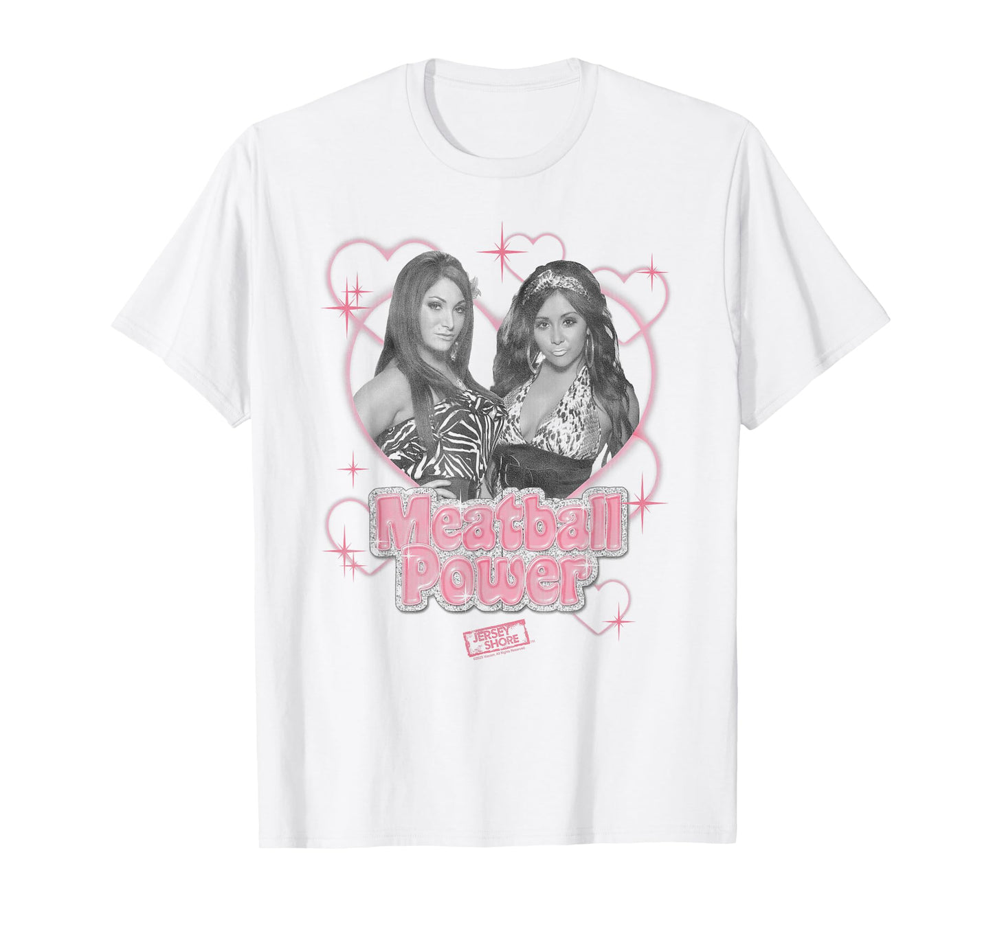 Jersey Shore Meatball Power Deena and Snooki Reality TV T-Shirt