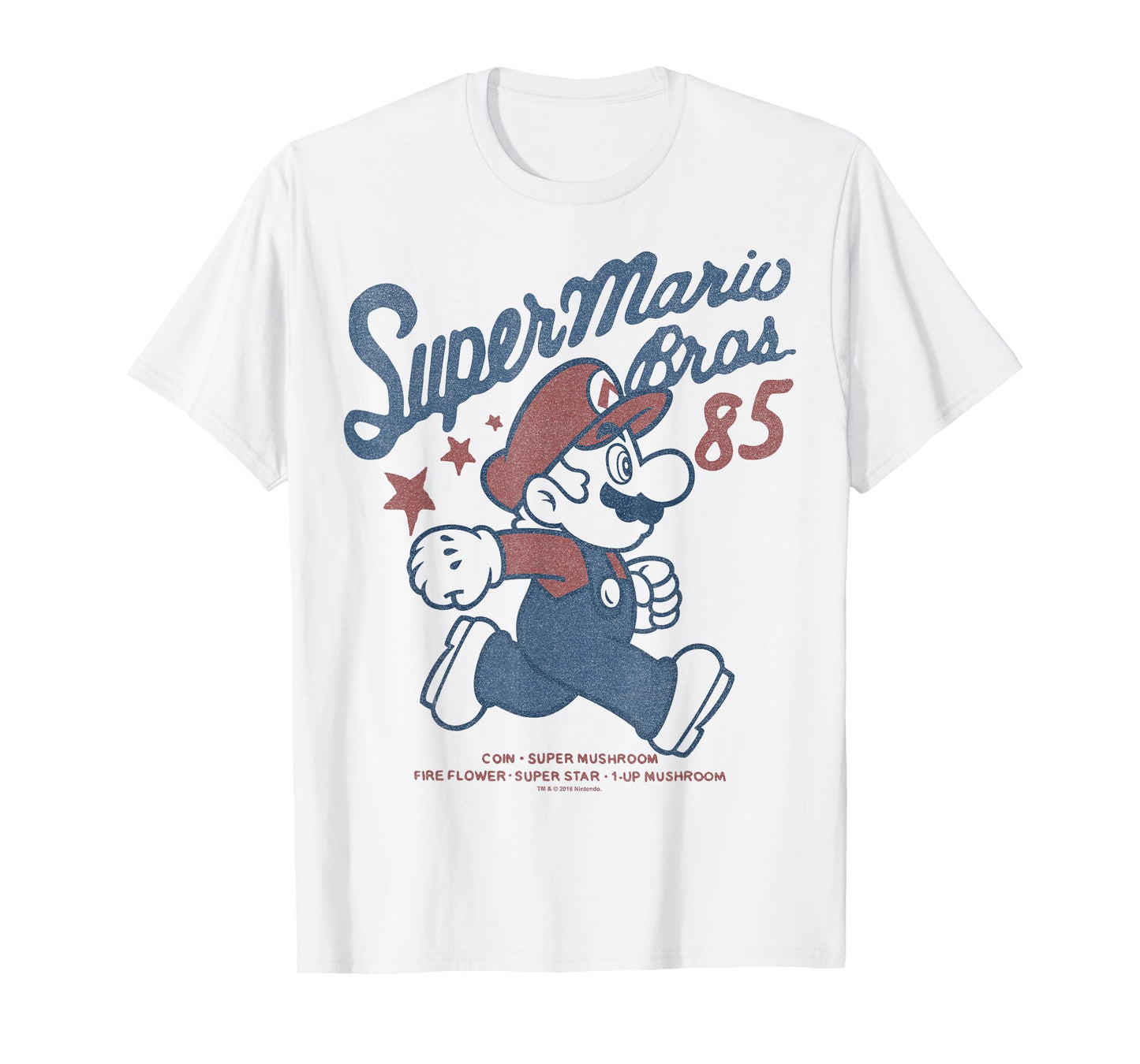 Nintendo Super Mario Brothers '85 Vintage Stars T-Shirt T-Shirt