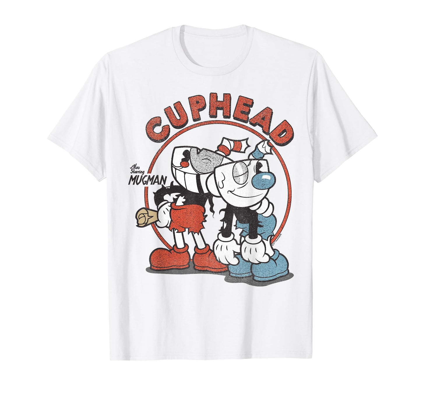 Cuphead And Mugman Beat Up Bros Graphic T-Shirt T-Shirt