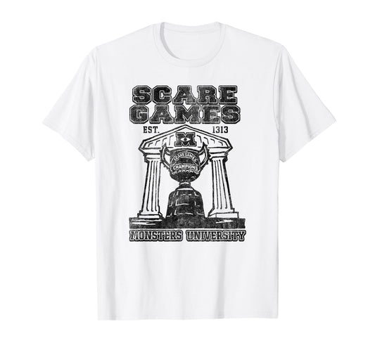 Disney Pixar Monsters University Scare Games Champions Retro T-Shirt