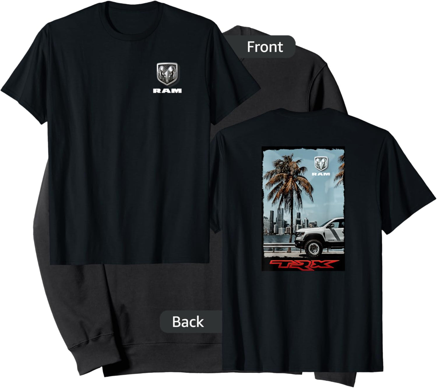 RAM Trucks TRX Palm Sweatshirt - Sweatshirt | Black