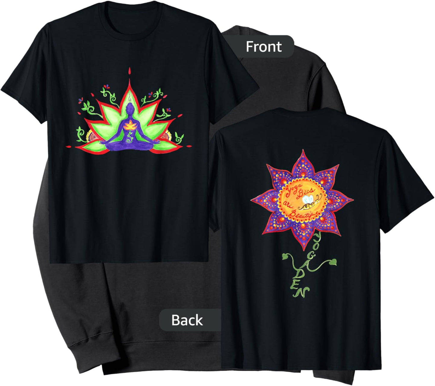 Yoga Bees Yoga Sutra Yoga Den Sweatshirt - Sweatshirt | Black