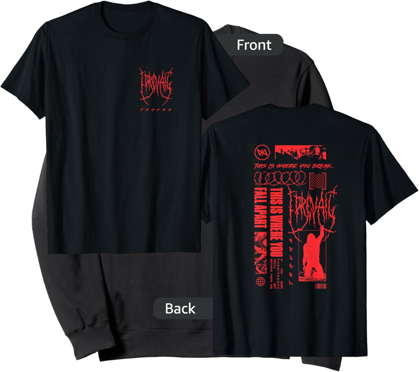 I Prevail - Official Merchandise - Black Metal Small Sweatshirt - Sweatshirt | Black