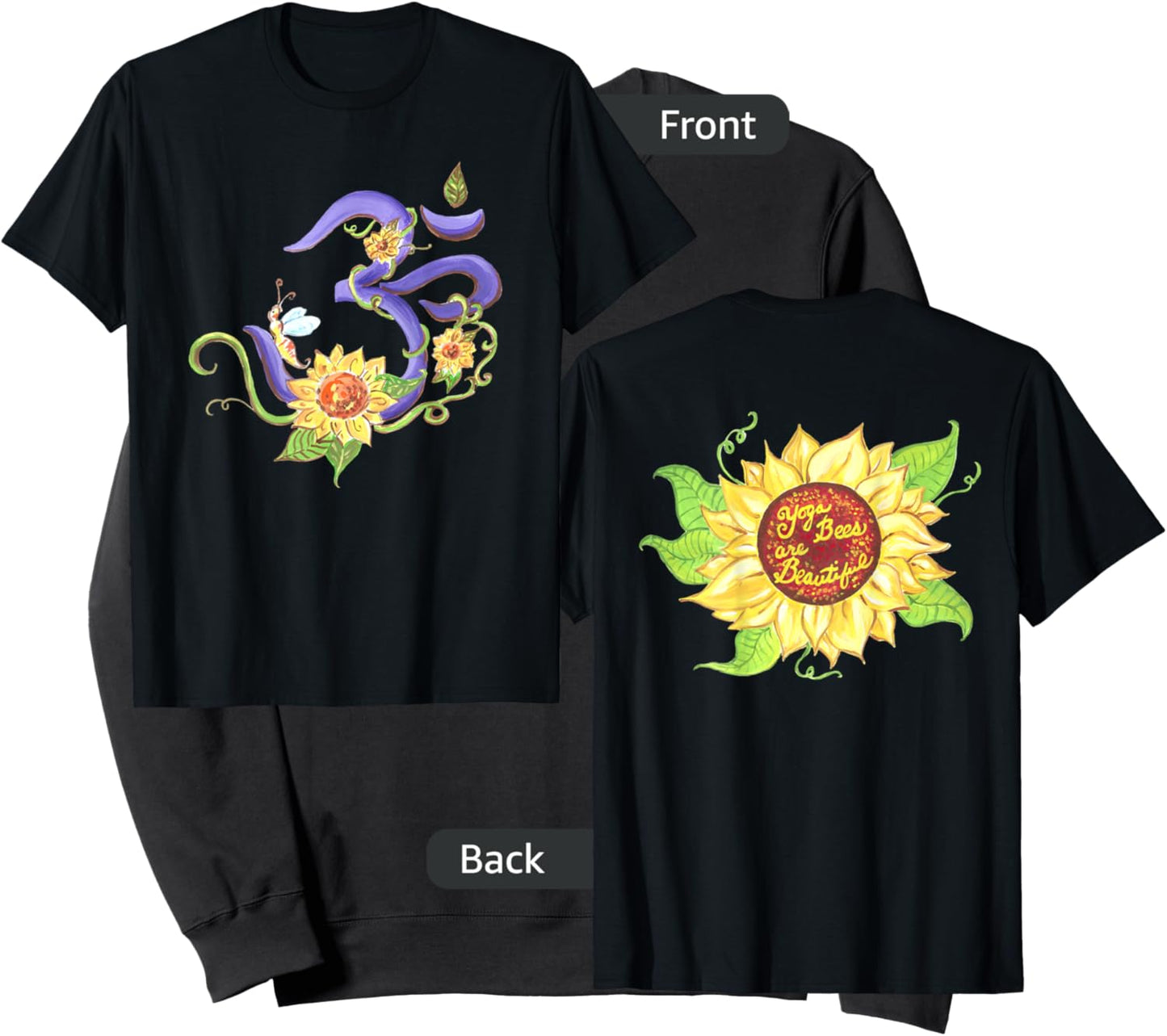 Sunflower Om Sweatshirt - Sweatshirt | Black