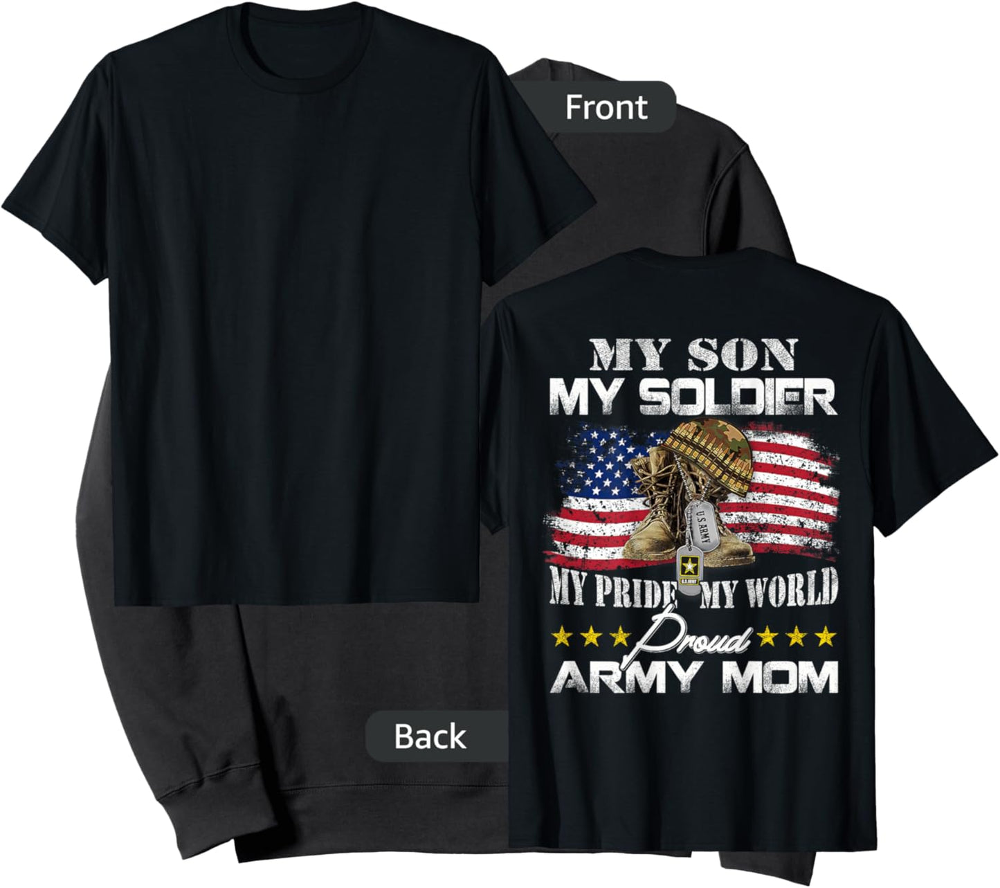 Proud Army Mom Army Mom Army Graduation Mom Army Mom Gift Sweatshirt - Sweatshirt | Black