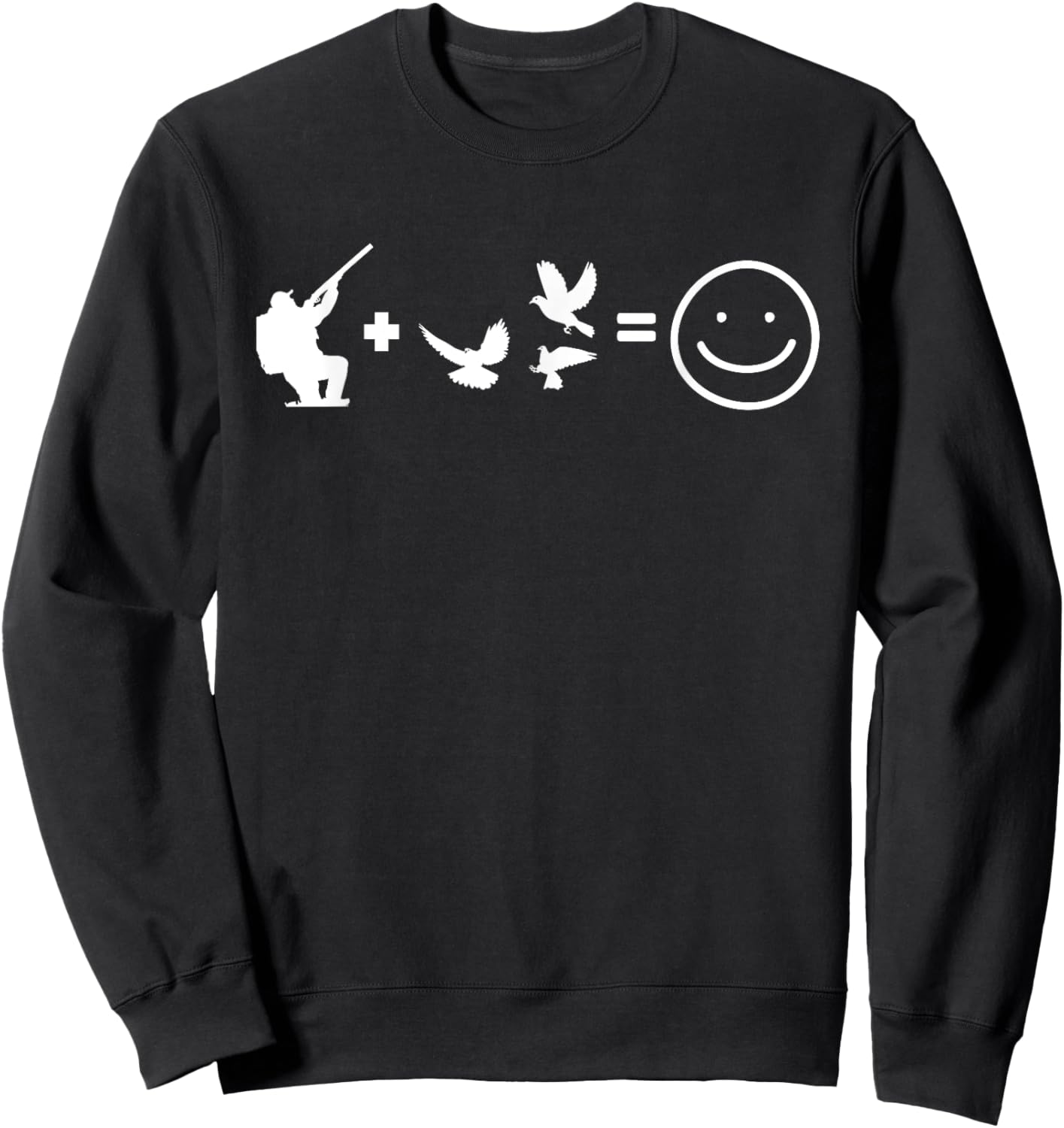 Dove Hunting Bird Pigeon Hunter Huntress Sweatshirt - Sweatshirt | Black