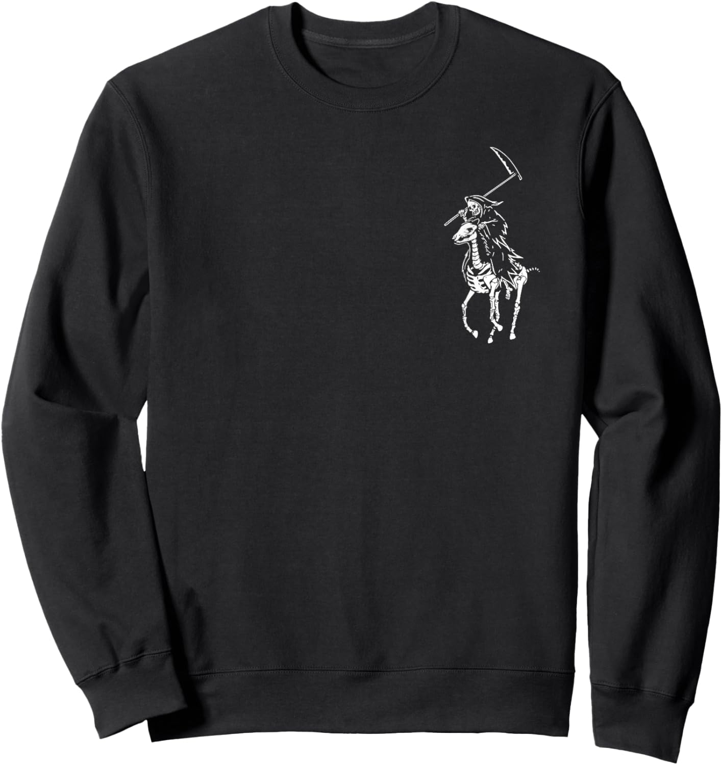 Polo Grim Reaper Vintage Death Sweatshirt - Sweatshirt | Black