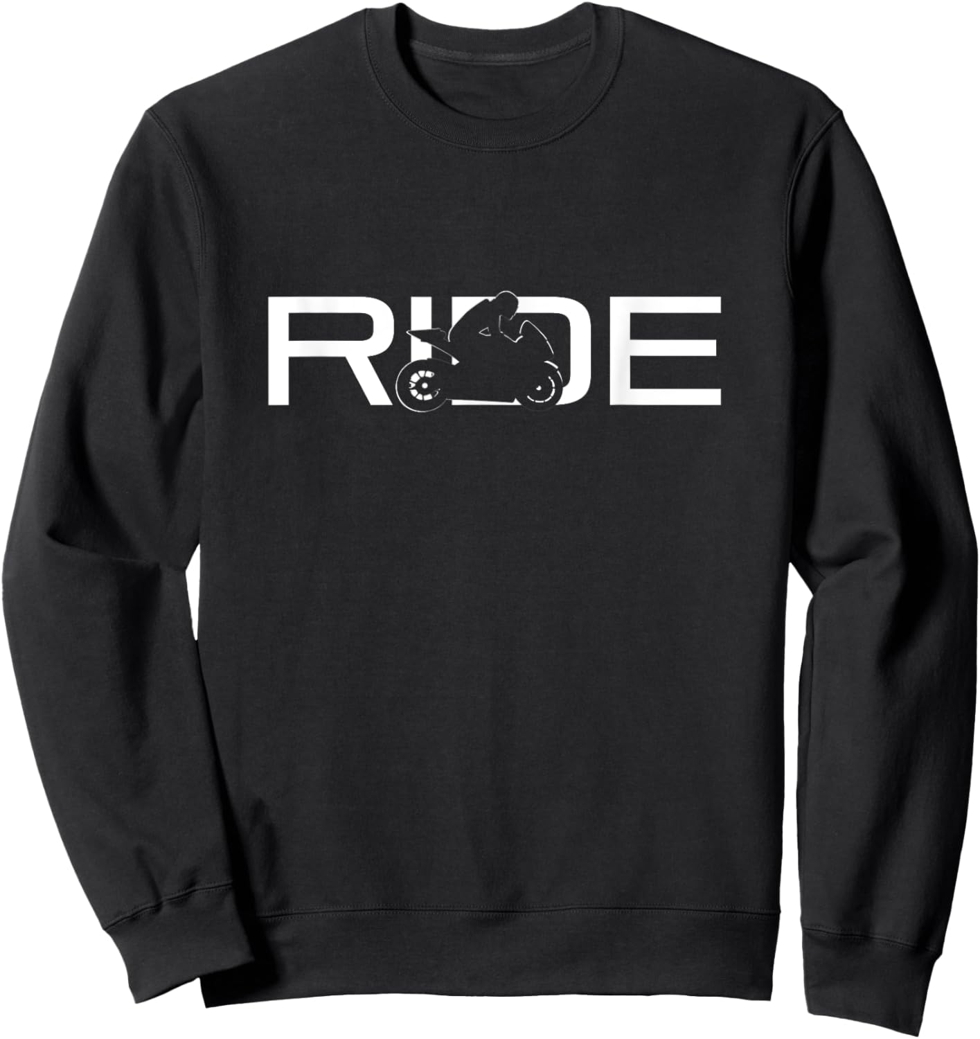 Motorcycle Clothing for Bikers -Adults Black Small Sweatshirt - Sweatshirt | Black