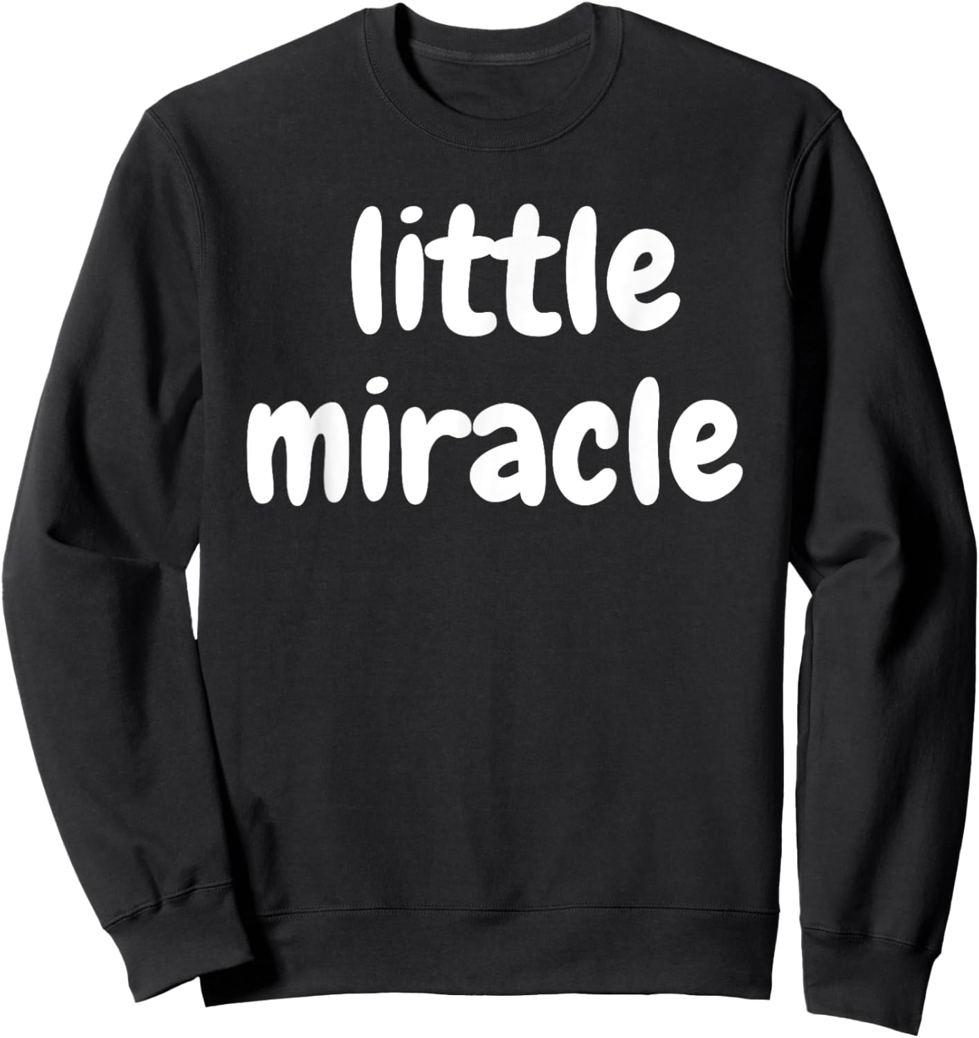 Little Miracle Cute Kids Sweatshirt - Sweatshirt | Black