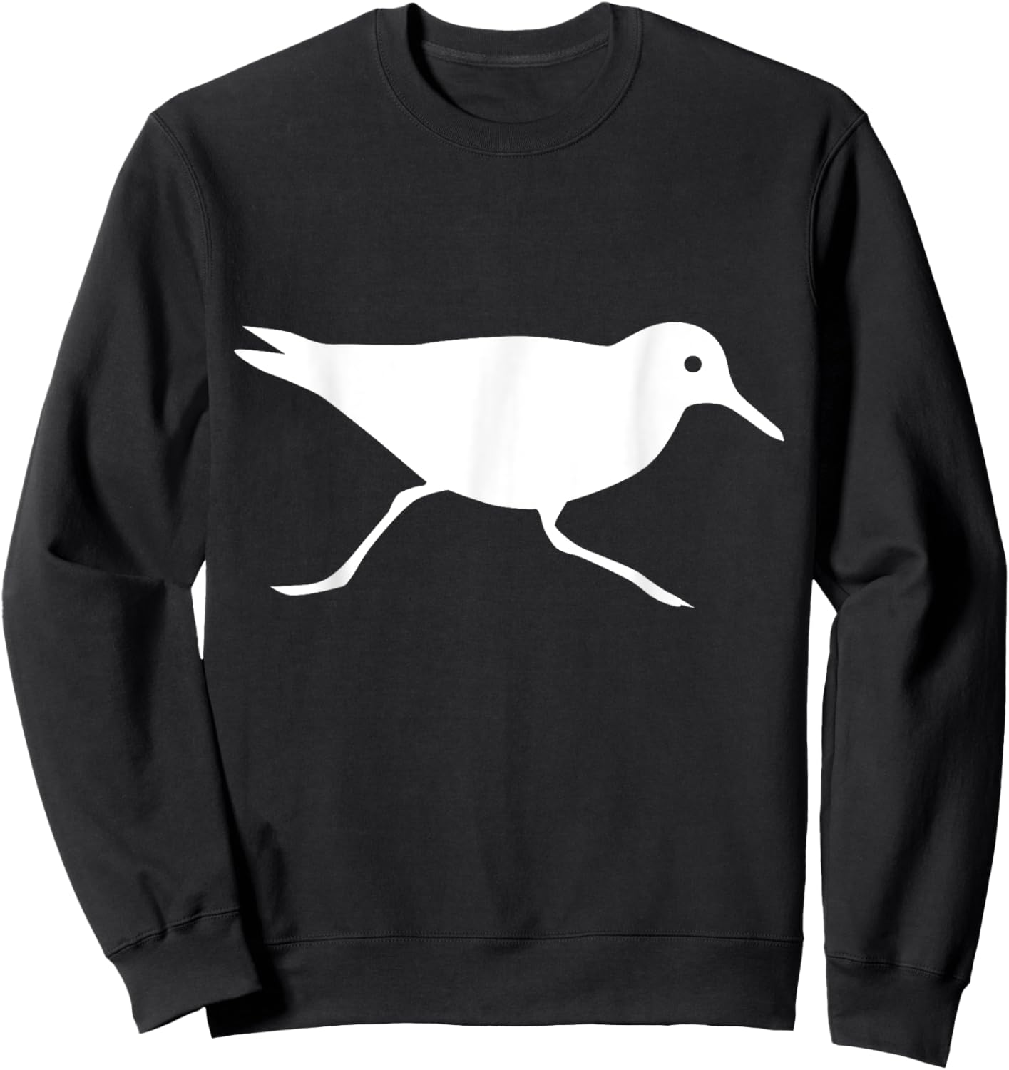 Sandpiper Bird I Aesthetic Sandpiper Bird Sweatshirt - Sweatshirt | Black